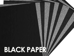 black gift box paper material 2