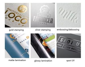 black gift box surface finishing